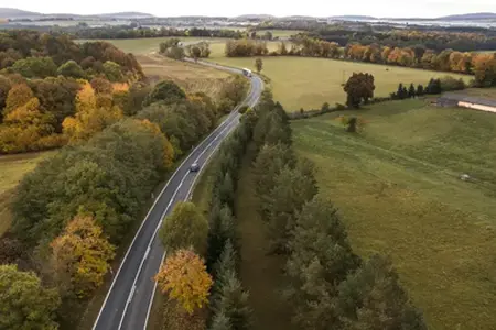 Naklejka na autostradę Kup na Węgrzech