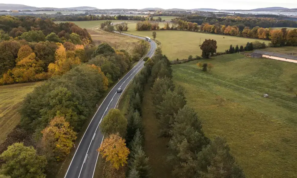 Naklejka na autostradę Kup na Węgrzech